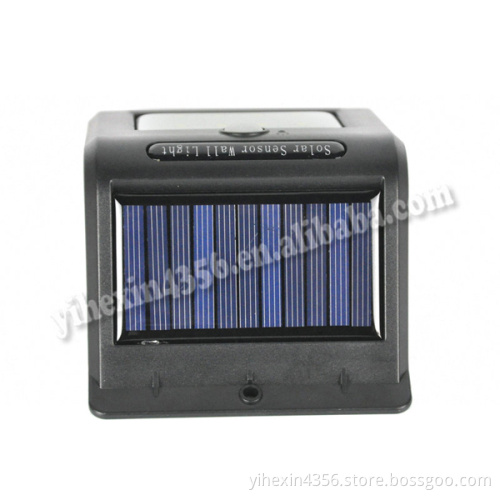 Solar Lights 8 LED Waterproof Solar Sensor Outdoor Wall Lamp for Patio, Yard, Garden with Activated Auto On/Off
